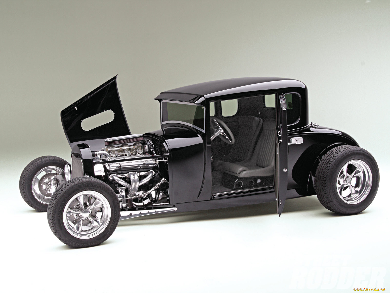 1929, ford, model, five, window, , custom, classic, car